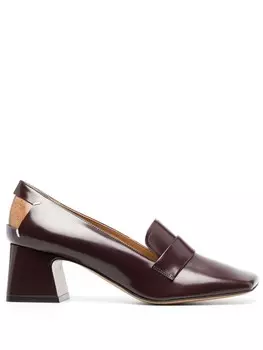 Maison Margiela туфли D?cortiqu? 60 с декоративной строчкой, красный