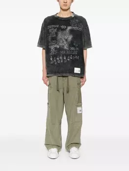 Maison MIHARA YASUHIRO брюки карго, зеленый