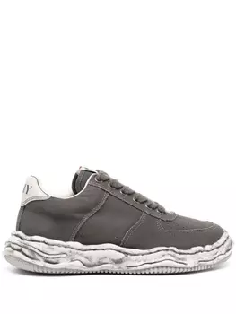 Maison MIHARA YASUHIRO кеды Wayne из канваса, серый