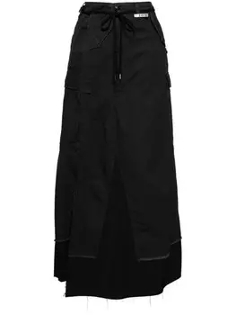 Maison MIHARA YASUHIRO юбка миди, черный