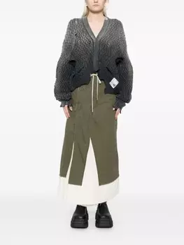 Maison MIHARA YASUHIRO юбка миди, зеленый