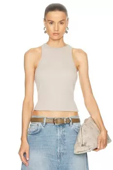 Майка Acne Studios, цвет Bright Grey