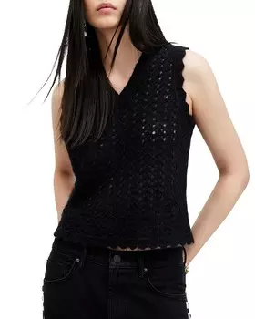 Майка ALLSAINTS Vivian, черный
