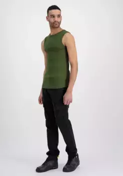 Майка Alpha Industries " Alpha Industries Men - Tanks X-Fit Rib Tank", зеленый