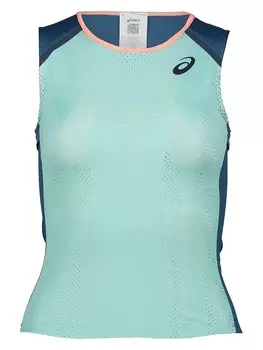 Майка asics Trainings, цвет blau/grn