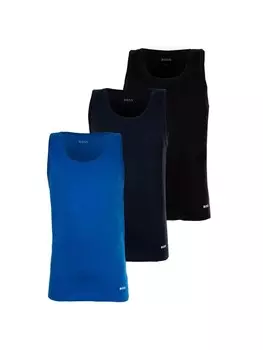 Майка BOSS 3er Pack, цвет schwarz/blau