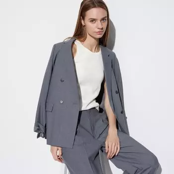 Майка-бюстгальтер Uniqlo, белый
