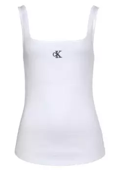 Майка Calvin Klein Jeans "CK RIB TANK TOP", белый
