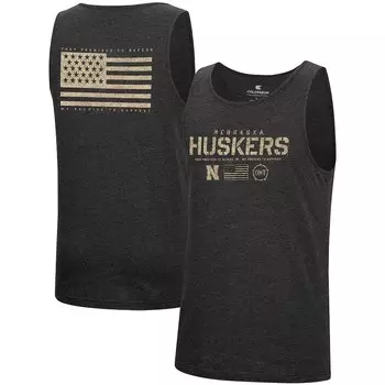 Майка Colosseum Nebraska Huskers, черный
