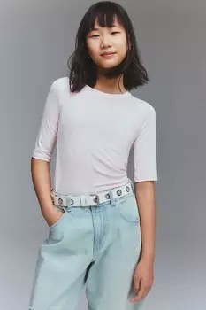 Майка джерси H&M, розовый