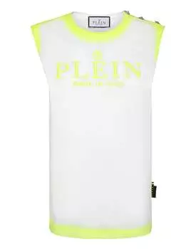Майка флуоресцентная PHILIPP PLEIN, белый