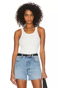 Майка GRLFRND Nya Rib Knit, белый