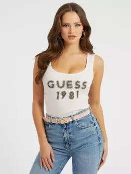 Майка Guess LOGO, белый