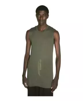 Майка из хлопкового джерси Rick Owens, зеленый