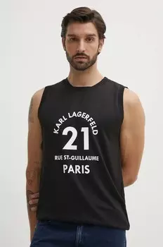 Майка Karl Lagerfeld, черный