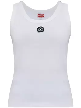 Майка Kenzo из эластичного хлопка, белый