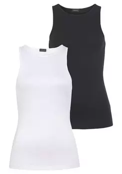Майка LAURA SCOTT Top, черный/белый