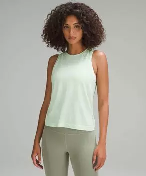 Майка Lululemon, зеленый