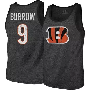 Майка Majestic Threads Cincinnati Bengals, черный