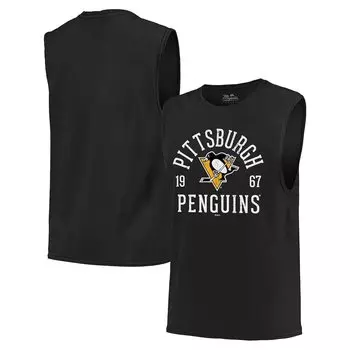 Майка Majestic Threads Pittsburgh Penguins, черный