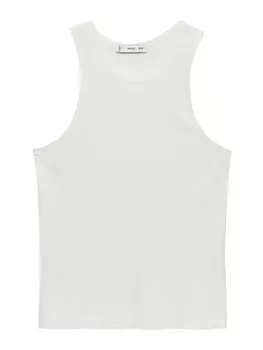 Майка MANGO Top BALI, белый