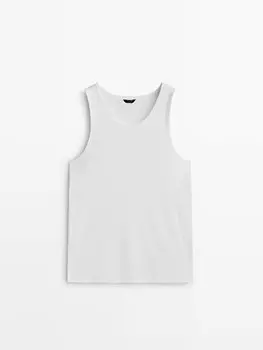 Майка Massimo Dutti, белый