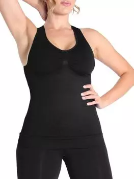 Майка Memoi с круглым вырезом slimme sports shaper, черный