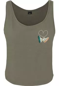 Майка Merchcode Top, оливковый