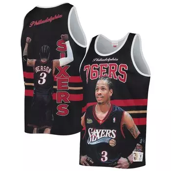 Майка Mitchell & Ness Philadelphia 76Ers, черный