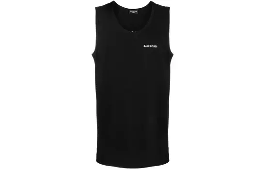 Майка мужская черный Balenciaga, черный