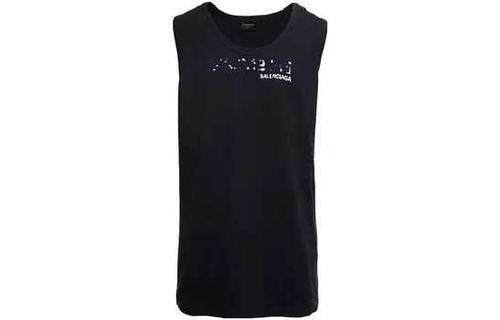 Майка мужская черный Balenciaga, черный