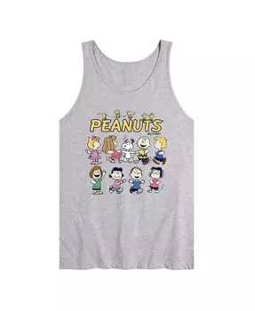 Майка мужская Peanuts Characters AIRWAVES, серый