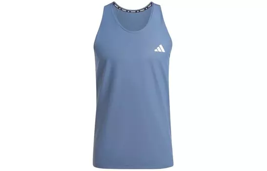 Майка мужская синий Adidas, синий