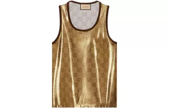 Майка мужская золотой Gucci, цвет Gold