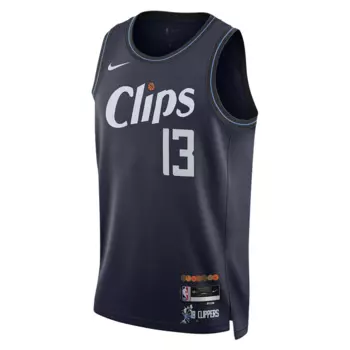 Майка Nike Dri-FIT NBA Swingman Jersey 2023/24 City Edition 'LA Clippers Paul George', синий