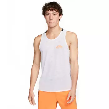 Майка Nike Trail Solar Chase Men's Nike Dri-Fit Running, белый