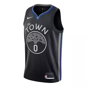 Майка Nike x NBA Golden State Warriors Jerseys 'D'Angelo Russell 0', черный