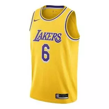 Майка Nike x NBA LA Lakers Jerseys 'LeBron James 6', желтый