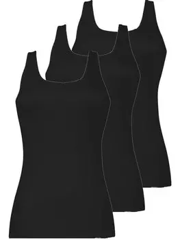 Майка Nina von C. 3er Pack Achselhemd, черный