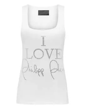 Майка PHILIPP PLEIN, белый