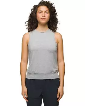Майка Prana Sol Searcher Tank, цвет Heather Grey