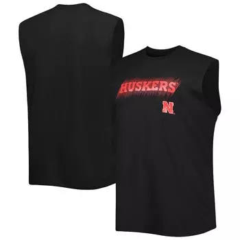 Майка Profile Nebraska Huskers, черный