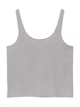 Майка Pull&Bear Top, пятнистый серый
