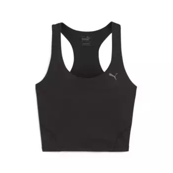 Майка PUMA "STUDIO FOUNDATION 2IN1 CROP TANK", черный