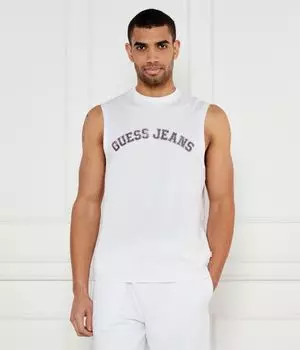 Майка Regular fit Guess Jeans, белый