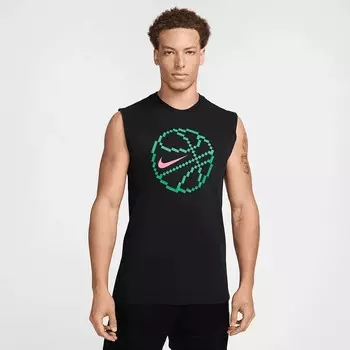 Майка с графикой NK Dri-Fit Nike, черный