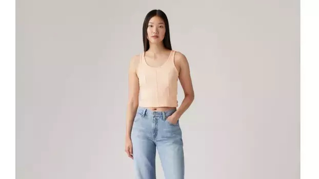 Майка с корсетом Mars Levi's, цвет Pale Peach - Orange