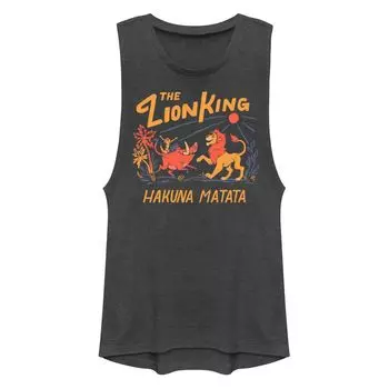 Майка с мускулистым изображением «Hakuna Matata» от Disney The Lion King Juniors. Licensed Character