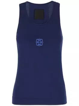 Майка с принтом 4G Givenchy, синий