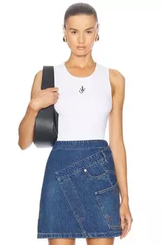 Майка с якорем JW Anderson, белый